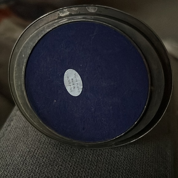 Silver plated vintage siemese cat ring holder - Picture 2 of 3